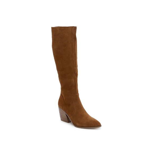 Shoes - Knee High Camel Boots